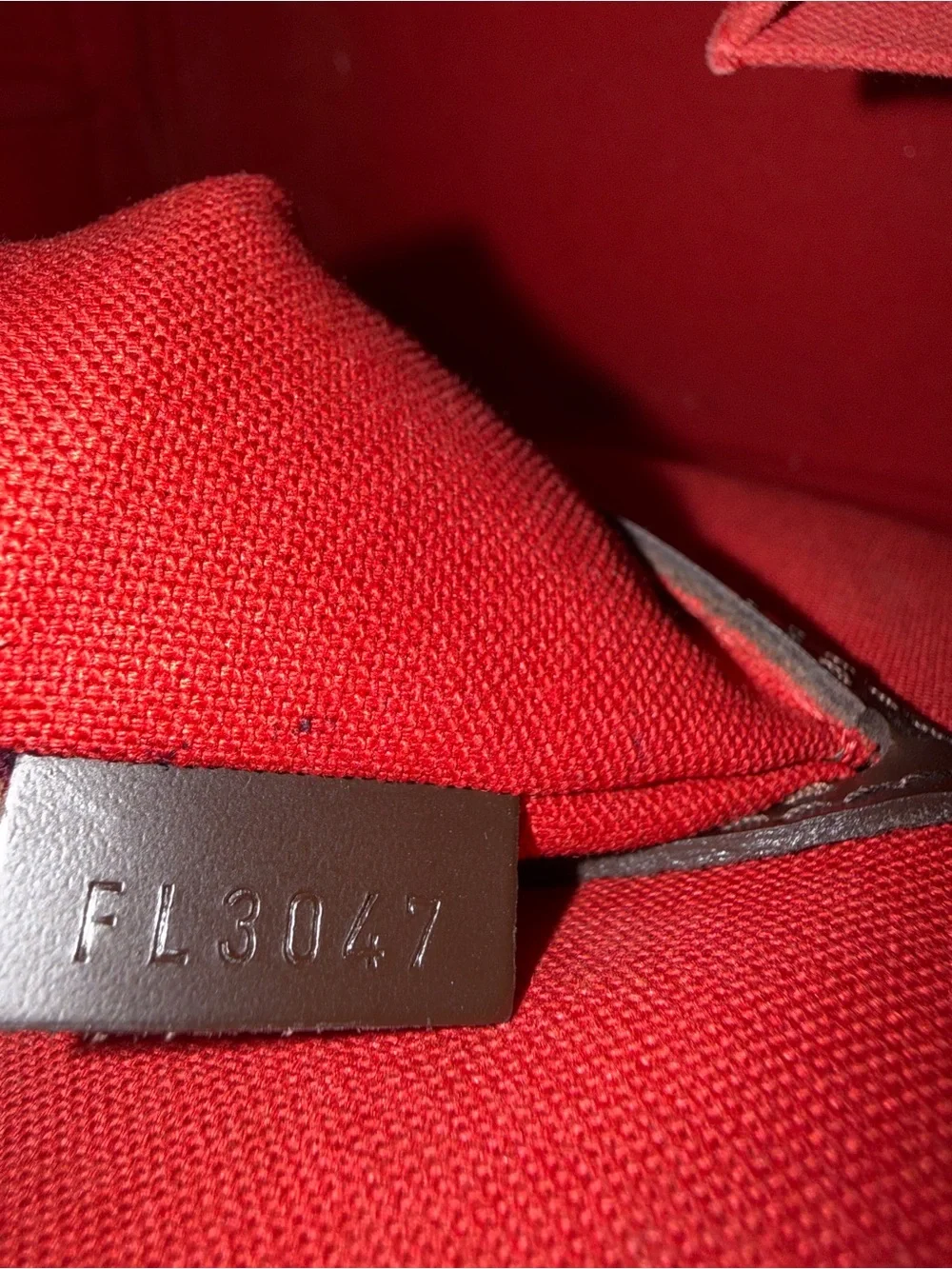 Louis Vuitton imperfections lock